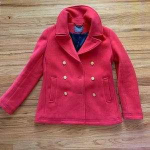 J.CREW  Wool Stadium Cloth Peacoat